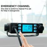 Retevis MB1 CB Radio Dual Mode AM/FM 40 Channel 9/19 Channel + MR500 CB Antenna