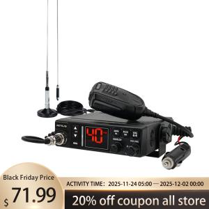 Retevis MB3A 40-Channel AM/FM CB Radio Kit Mobile Car Radio With MR500 Antenna