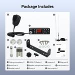 Retevis MB3A 40-Channel AM/FM CB Radio Kit Mobile Car Radio With MR500 Antenna