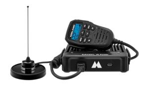 Midland® MXT575 GMRS Mobile Radio, Two-Way Radio with NOAA Weather Scan and Alert - for Farms, Ranches, Overlanding - Repeater Capable, Integrated Control Mic,- External Magnetic Mount