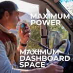 Midland® MXT575 GMRS Mobile Radio, Two-Way Radio with NOAA Weather Scan and Alert - for Farms, Ranches, Overlanding - Repeater Capable, Integrated Control Mic,- External Magnetic Mount