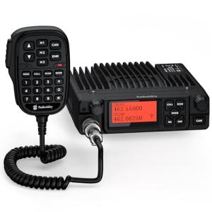 Radioddity DB40-G GMRS Mobile Radio, 40W Long Range Repeater-Capable Two Way Radio with Dual Display, VOX, 169 Channels, UHF RX, for Off-Road, Vehicle Communication