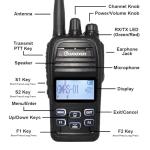 Wouxun KG-905G Plus Professional GMRS Two Way Radio with USB-C Charging + Bluetooth