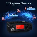 Radioddity DB40-G GMRS Mobile Radio, 40W Long Range Repeater-Capable Two Way Radio with Dual Display, VOX, 169 Channels, UHF RX, for Off-Road, Vehicle Communication