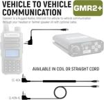 Rugged Radios 2 Pack GMR2 Plus GMRS Handheld Two Way Radio Grey 2 Watt Long Range Walkie Talkie for Hiking Off Roading Events Warehouse Communication