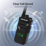 Retevis RB26H Walkie Talkies Long Range,6 Way Multi Unit Charger,Full Kit with Earpiece Kit,Hidden Display,Built in 2000mAh Battery, GMRS Repeater Capable, for Hospitality School Warehouse (6 Pack)