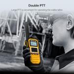 Retevis RB48 Plus Radios Walkie Talkies, IP67 Waterproof Two Way Radio Long Range, Heavy Duty 2 Way Radio, GMRS, Group Call, Vibration Alert, Emergency, for Construction Job Site(6 Pack)