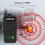 Retevis RB26H Walkie Talkies Long Range,Walkie Talkies with Earpiece, GMRS Radio, USB-C, Hidden Display, 2000mAh Battery, Flashlight, Two Way Radio Long Range for Hospitality Healthcare(10 Pack)