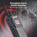 Retevis RT86A Long Range Walkie Talkies with Earpiece, High Power GMRS Two Way Radio with 6 Way Charger, Group Call, Easy Pairing, Waterproof Durable 2 Way Radio for Construction, Industry(6 Pack)