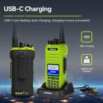 Retevis Ailunce HA1G GMRS Radio, Upgrade Chirp, GMRS Handheld Radio, IP67 Waterproof, USB C Rechargeable, Repeater Capable, NOAA, 2 Way Radio Long Range for Hunting, Camping, Emergency (Green 2 Pcs)