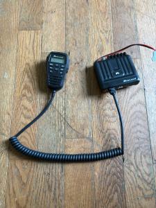 Midland® - MXT275 MicroMobile GMRS Radio - 15 watts Two-Way Radio with Integrated Control Microphone - Overland Caravanning Tractors - Detachable External Magnetic Mount Antenna - 8 Repeater Channels