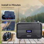 Retevis RT97S GMRS Repeater, RT97 Upgraded Version, Radio Repeater, Full Duplex Long Range, Compatible with Raspberry Pi, Portable, LCD Screen,for School(1 Pack)