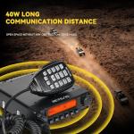 GMRS Mobile Radio Car Radio 40W FM Transceiver Base Station 8 Repeater Channel