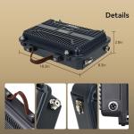 Retevis RT97S GMRS Repeater, RT97 Upgraded Version, Radio Repeater, Full Duplex Long Range, Compatible with Raspberry Pi, Portable, LCD Screen,for School(1 Pack)