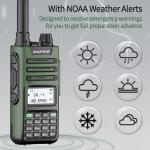 BAOFENG GM-15 Pro GMRS Handheld Radio 8W Long Range Walkie Talkie NOAA Weather