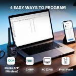 Baofeng UV-5G Mini GMRS Radio 2 Pack 999CH Dual PTT Bluetooth App Repeater