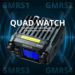 Radioddity DB25-G GMRS Mobile Radio 25W Two Way Radio Long Range Quad Watch