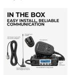 Midland MXT115 15W GMRS MicroMobile Two-Way Radio New In Box