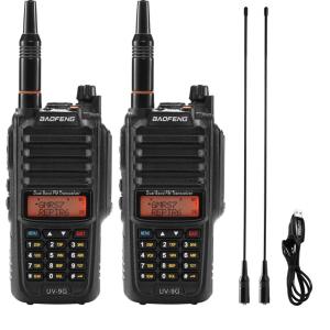 Baofeng UV-9G GMRS Radio [2 Packs] | 5W | IP67 Waterproof | Repeater Capable