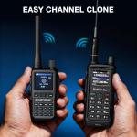 Baofeng UV-5G Mini GMRS Radio 2 Pack 999CH Dual PTT Bluetooth App Repeater