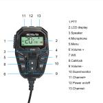Retevis RA86 GMRS Transceivers Mobile Radio Car Radio Station Repeater Chennels