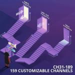 Radioddity DB25-G GMRS Mobile Radio 25W Two Way Radio Long Range Quad Watch