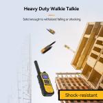 Retevis RB48P GMRS Waterproof Heavy Duty Walkie Talkie Long Range Two Way Radio
