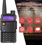 Long Range 100 Mile Walkie Talkie Two Way Radio Charge Headset Waterproof 2 PACK