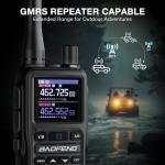 Baofeng UV-5G Mini GMRS Radio 2 Pack 999CH Dual PTT Bluetooth App Repeater
