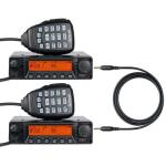 2Pack GMRS Mobile Radio 40W FM Transceiver 8 Repeater Channel Base Station+Cable