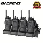 4 Pack Baofeng BF-88A Walkie Talkie 2 Two Way Radio Long Range Handheld FRS