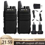 2Pack RT22 Walkie Talkie Two Way Radio Long Range FRS Rechargeable VOX Portable