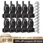 10Pack Retevis H777 Long Range Walkie Talkies 2W Rechargeable FRS Two Way Radio