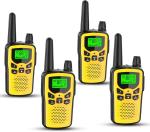 (4 PACK) Erelis Long Range Walkie Talkies with 22 FRS Channels Lamp VOX LCD