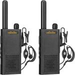 2 Pack Walkie Talkies T26 Long Range Two-Way Radios 16 FRS Channels Rechargeable
