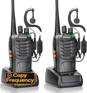 2Pack RT22 Walkie Talkie Long Range FRS Rechargeable VOX Portable Two Way Radio