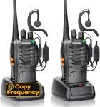 2Pack RT22 Walkie Talkie Long Range FRS Rechargeable VOX Portable Two Way Radio