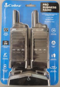 Cobra PX655 Pro Business 2W FRS Two-Way Radios (2-Pack) New Sealed