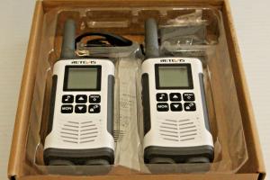Retevis RT45 FRS Walkie Talkies 2 Long Range Two Way Radio NOAA Alerts New