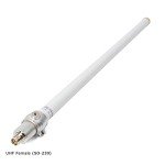 TWAYRDIO 2meter/70cm VHF UHF Fiberglass Base Antenna - 144/430MHz 86.6inches Heavy Duty Dual Band Vertical Base Antenna 5.5/8.5dBi with SO239 Connector for Repeater Mobile Radio Transceiver