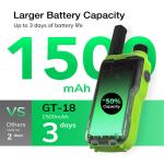 Baofeng GT-18 FRS/PMR Radio | License-free | USB Charging | Dual PTT | VOX