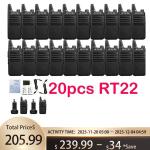 Retevis RT22 Walkie Talkie Radios Long Range FRS VOX For School/Hospital 20 Pack