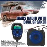 Retevis RA86 GMRS Transceivers Mobile Radio Car Radio Station Repeater Chennels