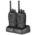 2 Pack Baofeng BF-88A Walkie Talkie 2 Two Way Radio Handheld Long Range FRS