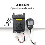 ANYSECU QYT KT-5000 VHF UHF Dual Band Car Vehicle Transceiver Mini Mobile Ham Radio Car Radio Station Radio with Separable Panel+ Programming Cable
