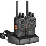 2 x Baofeng BF-88A Walkie Talkie Two Way Radio 16CH 462MHz 467MHz FRS Frequency