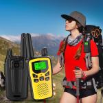 (4 PACK) Erelis Long Range Walkie Talkies with 22 FRS Channels Lamp VOX LCD