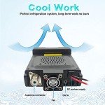 ANYSECU QYT KT-5000 VHF UHF Dual Band Car Vehicle Transceiver Mini Mobile Ham Radio Car Radio Station Radio with Separable Panel+ Programming Cable
