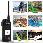 Ailunce HA1G Dual Band GMRS Handheld Radio NOAA Type-C Two Way Radio For Outdoor