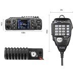 AnyTone AT-778UV II Transceiver Mobile Radio Dual Band 25W VHF/UHF VOX Vehicle Car Radio w/Car Antenna 38 inch Mobile Radios Antenna